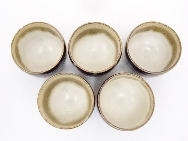 道具 ] - 道具 京焼 木村盛伸造 天目釉湯呑5客 | ネットショップ圭